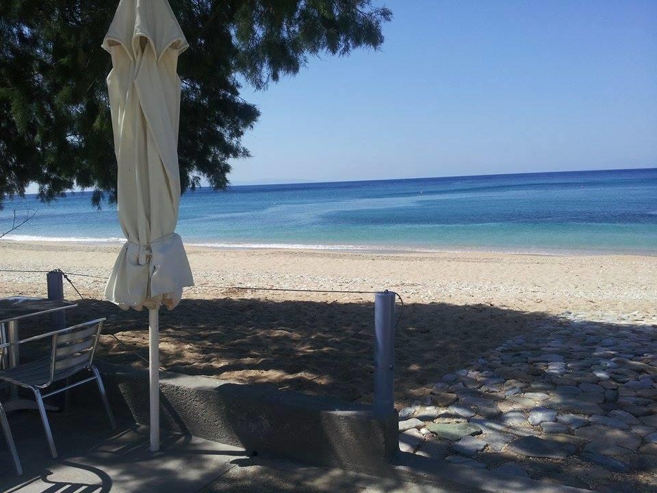 Pano sto Kyma Studios Plomari Esterno foto