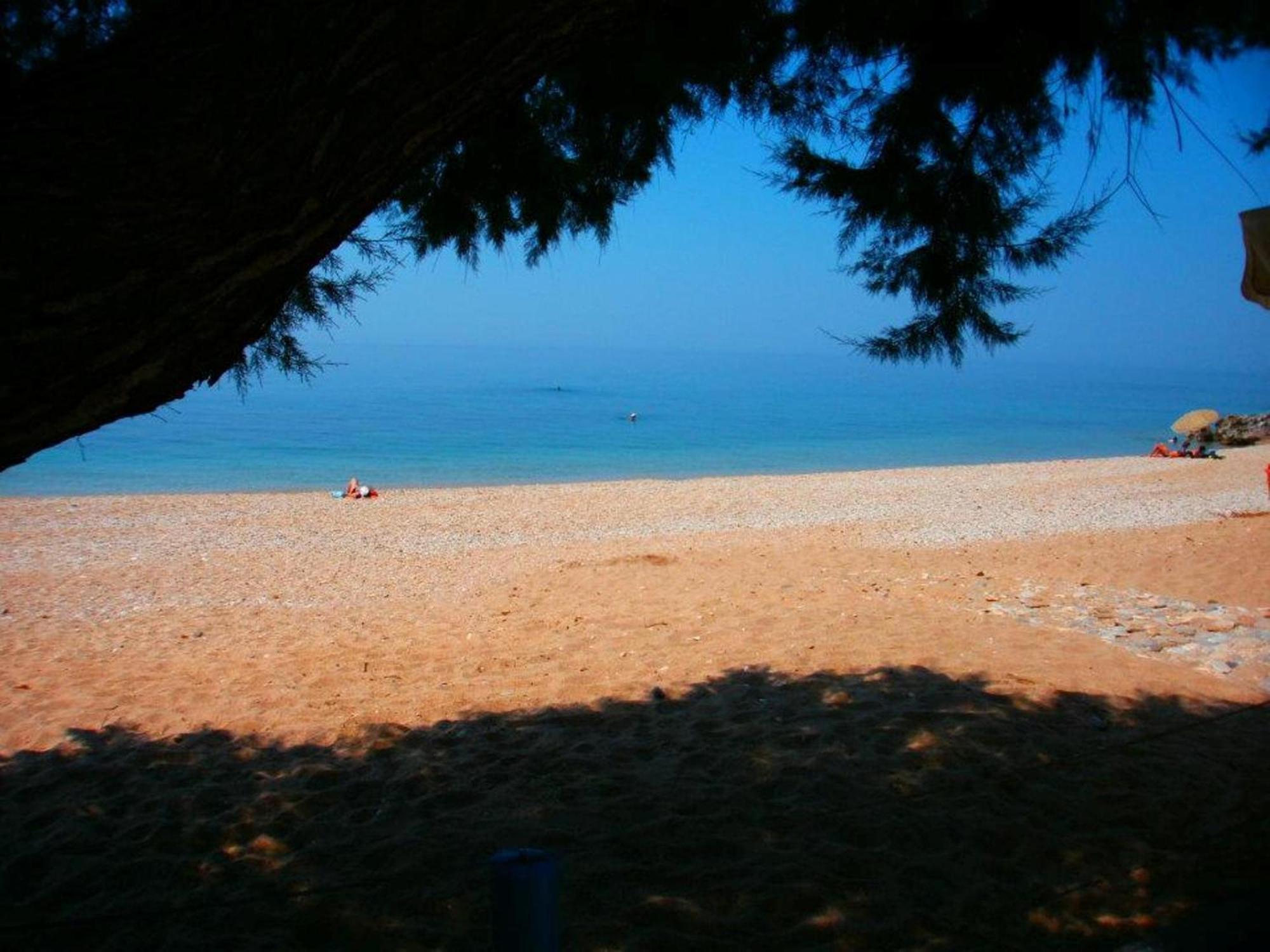 Pano sto Kyma Studios Plomari Esterno foto