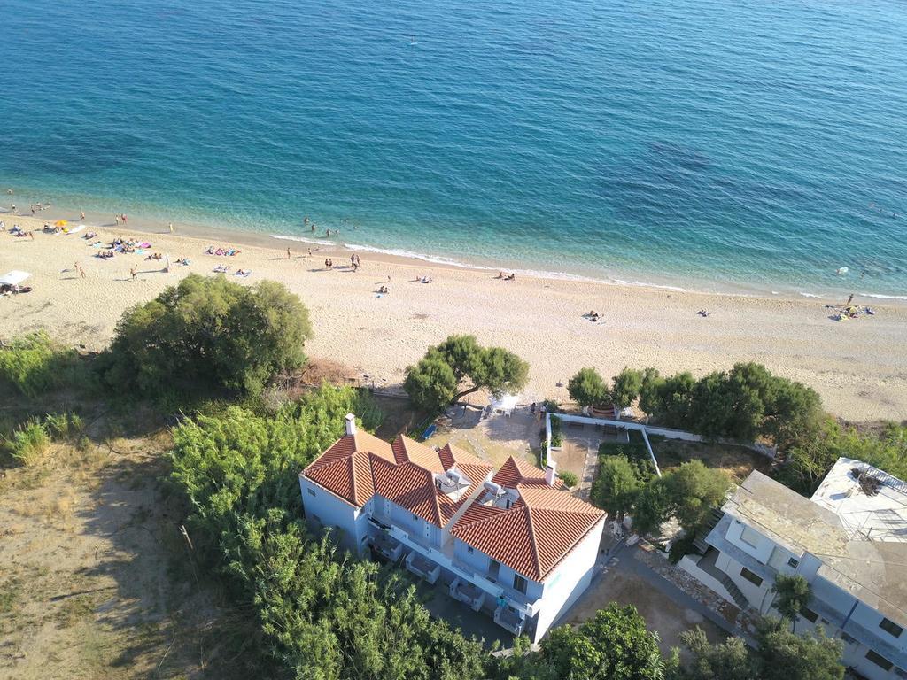 Pano sto Kyma Studios Plomari Esterno foto